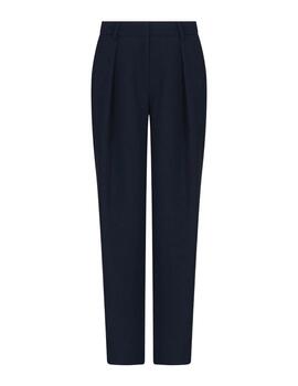Armani Pantalones de mujer de vestir Azul marino
