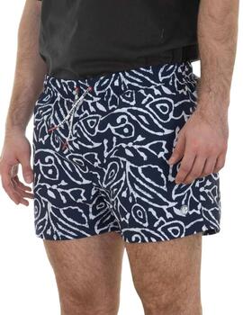 Pepe Jeans Bañador Abstract Leaf  Azul marino