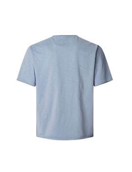 Pepe Jeans Camiseta bolsillo azul hombre