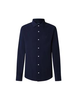 Hackett Polo con botones Azul tinta