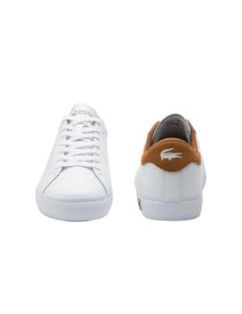 Lacoste Zapatillas de hombre Powercourt Blancas