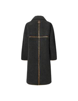 Pepe Jeans Abrigo Truth Long Negro