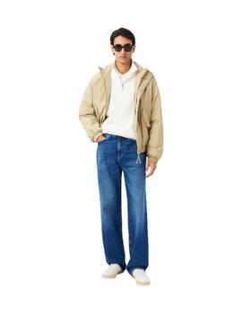 Lacoste Sudadera de felpa gruesa cremallera cuello