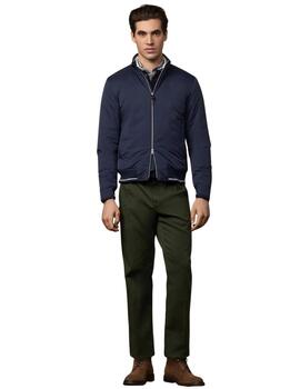 Hackett Chaqueta Bomber con logo Azul oscuro