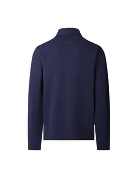 Hackett Polo Manga larga Azul tinta