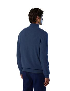 North Sails Jersey media cremallera Azul