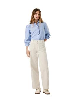 Pepe Jeans Camisa Nady Azul con volante