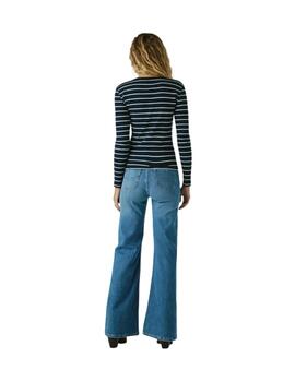 Pepe Jeans Camiseta Brana Azul marino de rayas