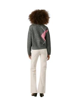 Pepe Jeans Cárdigan Cecily Gris oscuro