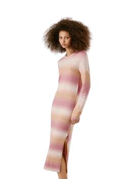 Pepe Jeans Vestido Colombe Rosa de rayas