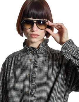 Alba Conde Blusa Negra