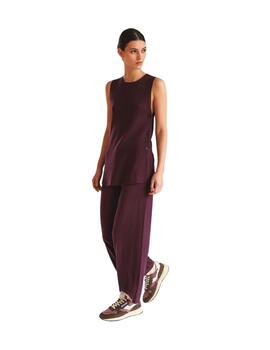 Indi & Cold Pantalón amplio seawool Berenjena