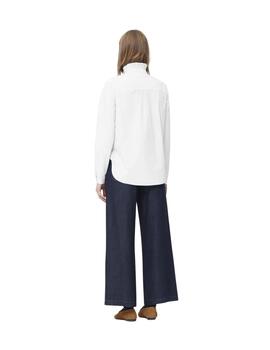 Oky Camisa Ferrat Popelín Stretch Blanco