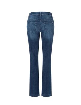 Mac Pantalones Dream Boot Cobalt Authentic Wash