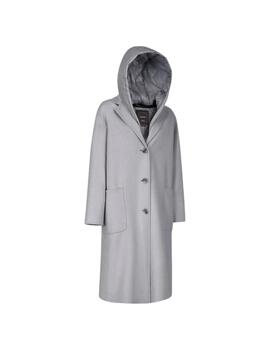 Geox Abrigo Largo Rawelle Gris mujer