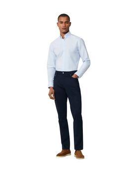 Hackett Camisa Oxford Lavada Azul cielo