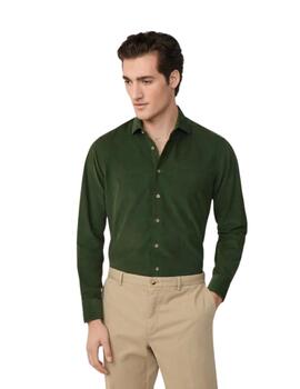 Hackett Camisa de pana canalé fit tailored Verde