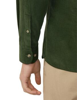 Hackett Camisa de pana canalé fit tailored Verde