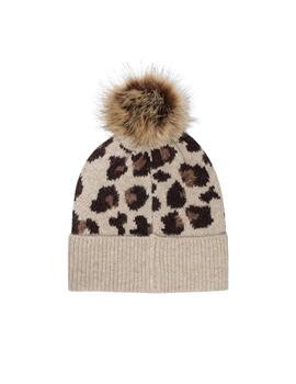 Salsa Gorro Animal Print Beige