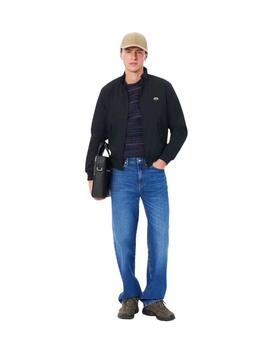 Lacoste Chaqueta Harrington de sarga hidrófuga