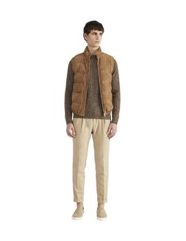 Atpco Chaleco Suede Marrone