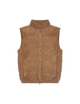 Atpco Chaleco Suede Marrone