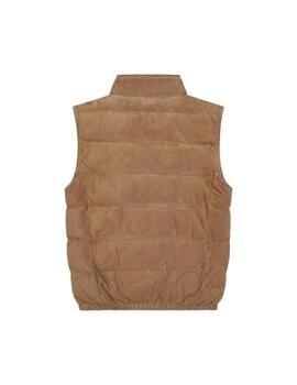 Atpco Chaleco Suede Marrone