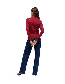 Salsa Jersey de punto con lazo Rojo