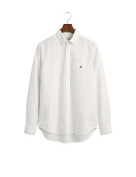 Gant Camisa Reg Oxford Shirt White