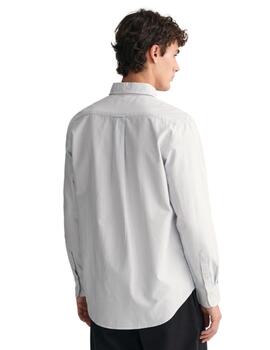 Gant Camisa Reg Oxford Banker Stripe Shirt Light B