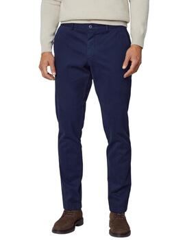 Hackett Pantalones Texture Chino Navy Blazer