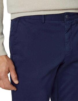 Hackett Pantalones Texture Chino Navy Blazer