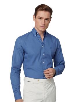Hackett Camisa Garment Dyed Oxford Oxford Blue