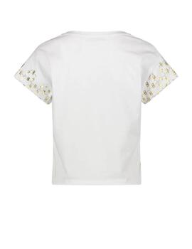 Gaudi T-Shirt Scolllo 'V' M-Corta Color  White