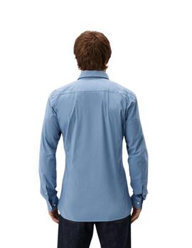 Hackett Shirt Chambray Blue