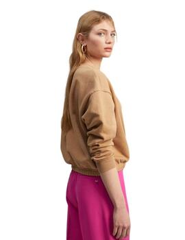 Lola Casademunt Sudadera Tigre Camel