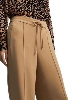 Lola Casademunt Pantalon Wideleg Camel