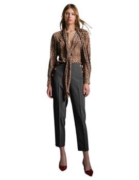 Lola Casademunt Pantalon Recto Botones Centrales G