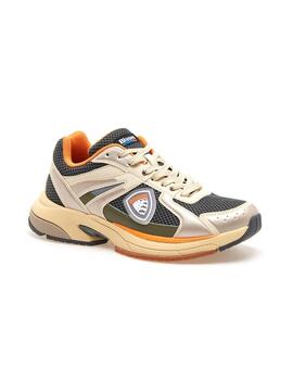 Blauer  Sneaker Cream/Dark Grey