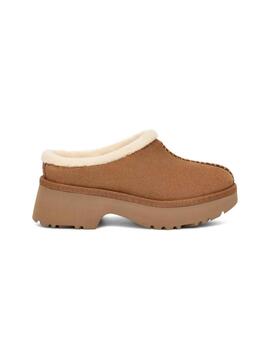 Ugg Zuecos  W New Heights Cozy Clog  Chestnut