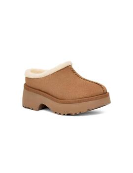 Ugg Zuecos  W New Heights Cozy Clog  Chestnut