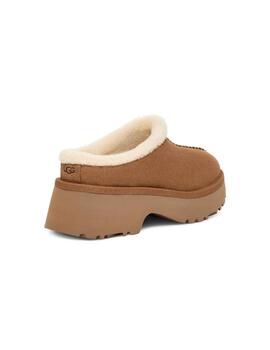 Ugg Zuecos  W New Heights Cozy Clog  Chestnut