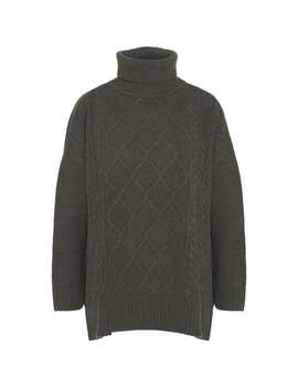 Barbour Jersey Barbour Burne Knitted Cape / Oliv