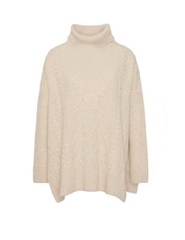 Barbour Jersey Barbour Burne Knitted Cape / Oatme