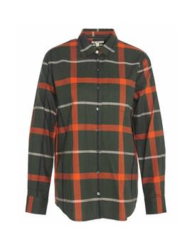 Barbour Camisa Barbour Oxer Check Shirt / Olive Ch