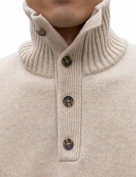 Ecoalf Punto Idesiaalf Knit Man Beige Melange