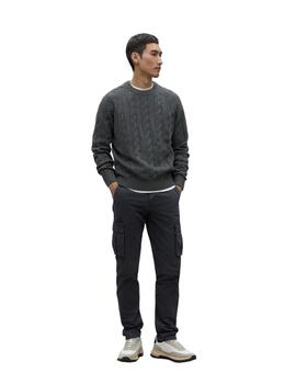 Ecoalf Punto Tiloalf Knit Man Medium Grey Melange