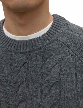 Ecoalf Punto Tiloalf Knit Man Medium Grey Melange