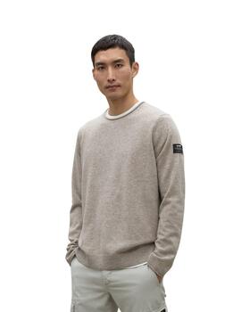 Ecoalf Punto Yulanalf Knit Man Dark Sand Melange