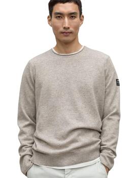 Ecoalf Punto Yulanalf Knit Man Dark Sand Melange